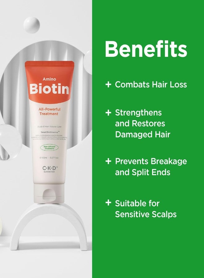CKD Guaranteed CKD Amino Biotin All powerful Treatment (5.07 fl.oz) - Deep Care Conditioner and Silicone-Free Treatment, Prevents Damaged Hair, Nourishihes Hair, Non-Silicone with Biotin, Amino Acids, and Keratin. - Image 5